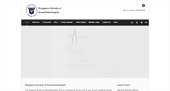 Desktop Screenshot of anaesthesia.org.sg